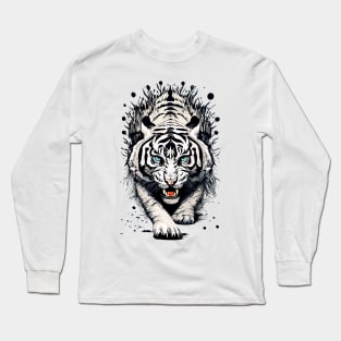 white tiger Long Sleeve T-Shirt